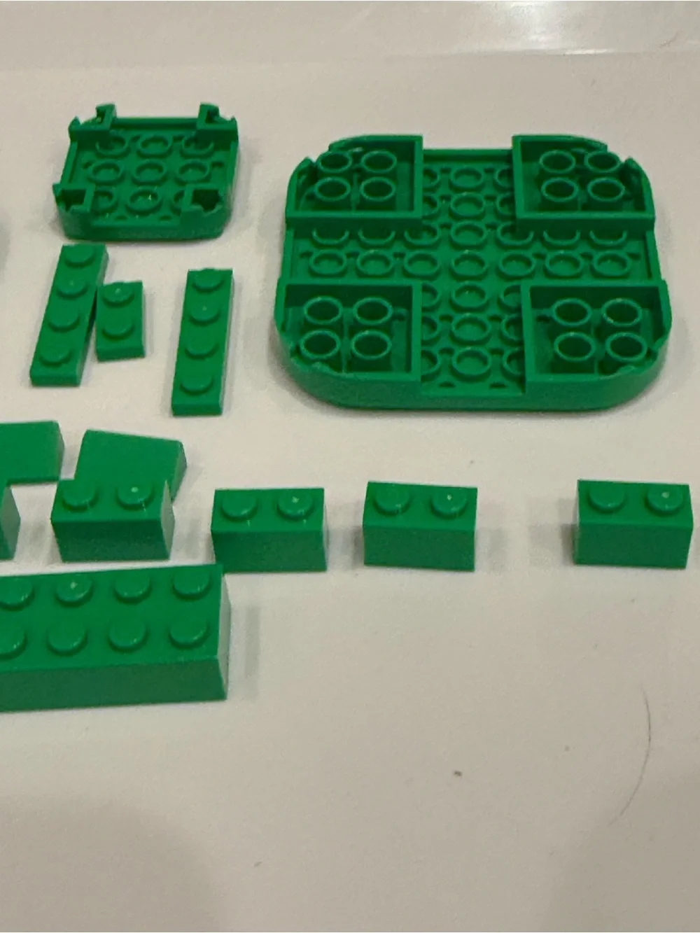 Lego green planks blocks pieces parts element lot